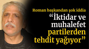Roman başkandan şok iddia “İktidar ve muhalefet partilerden tehdit yağıyor”